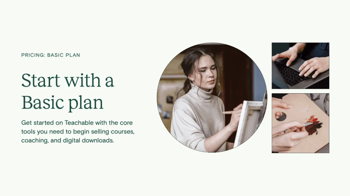 Teachable basic plan thumbnail