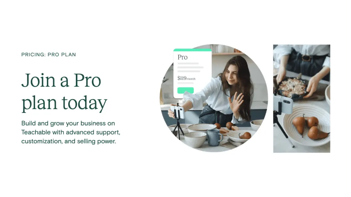 Teachable Pro plan thumbnail